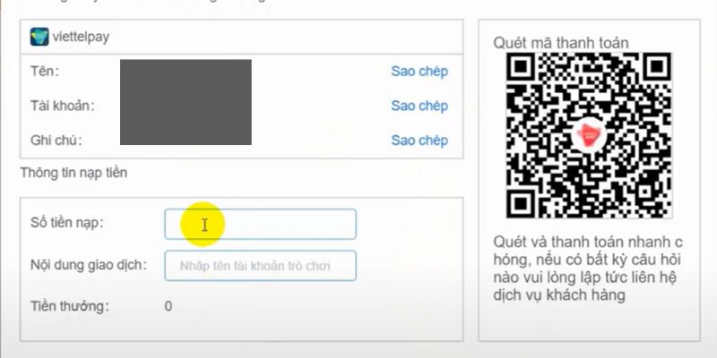 Cách sử dụng ví online để tiến hành giao dịch nạp tiền tại nhà cái